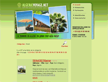 Tablet Screenshot of algerievoyage.net